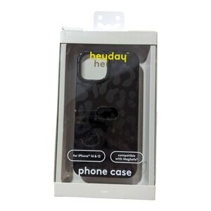 F3. Heyday MagSafe Phone Case for Apple iPhone 14 / 13 - Black Cheetah‎